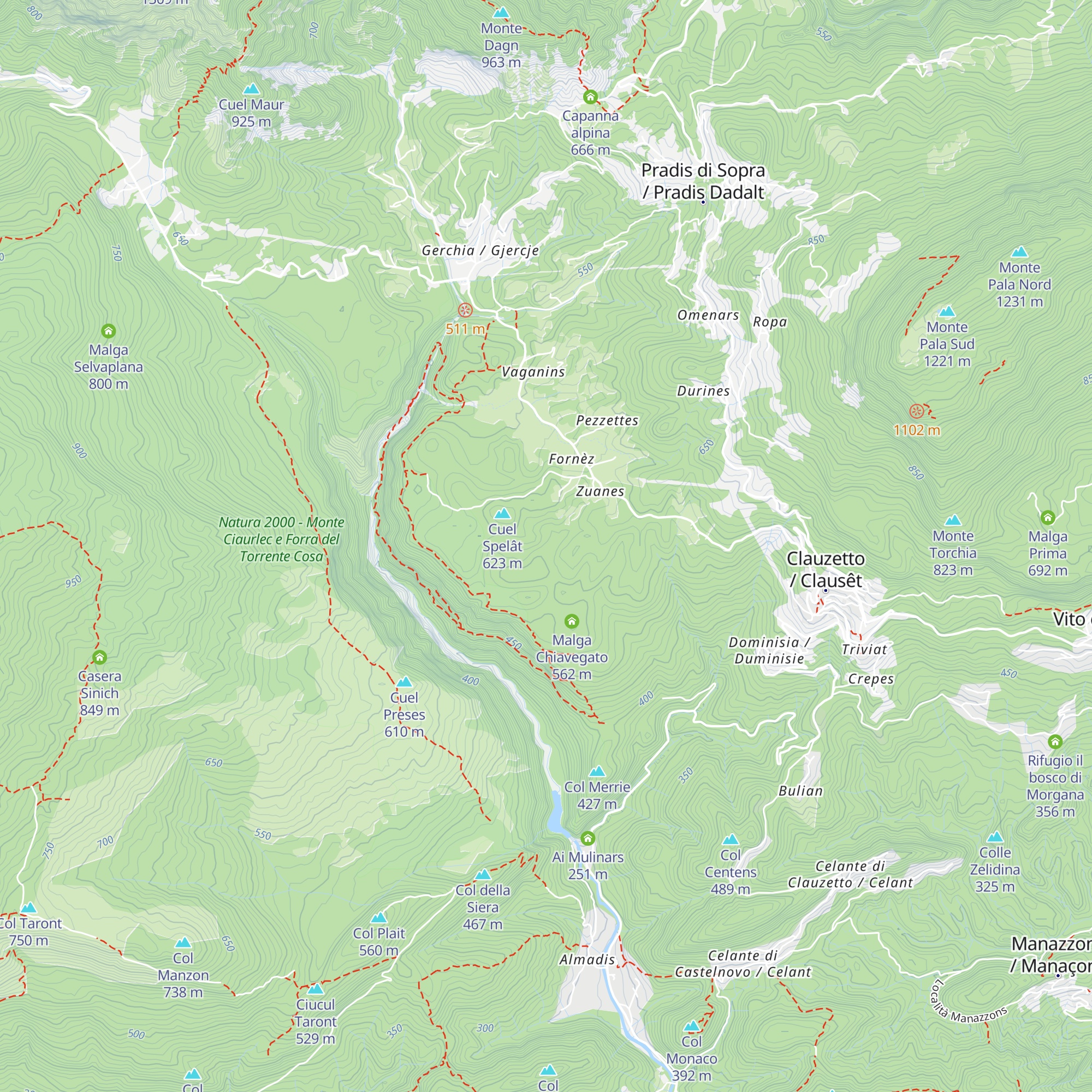 Stalla delle Rope map