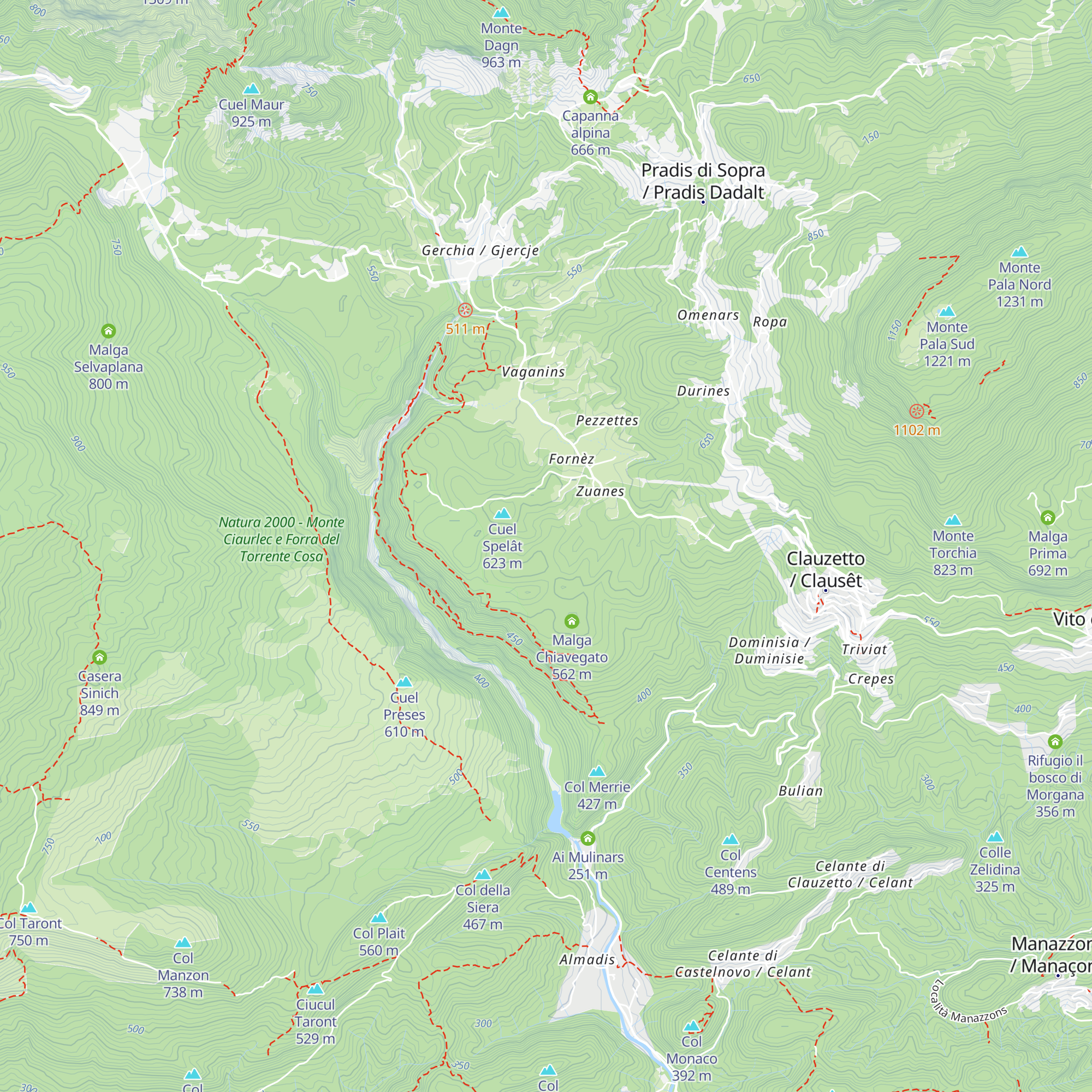Stalla delle Rope map