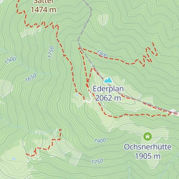 Map of Anna-Schutzhaus