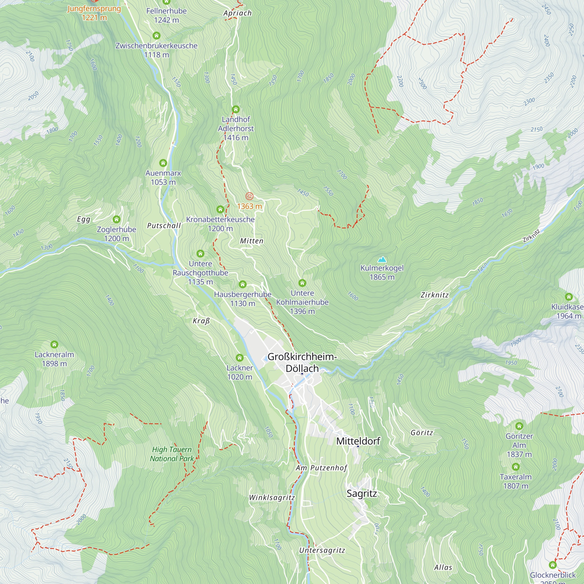 Hanselehube map