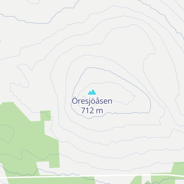 Map of Öresjöåsen