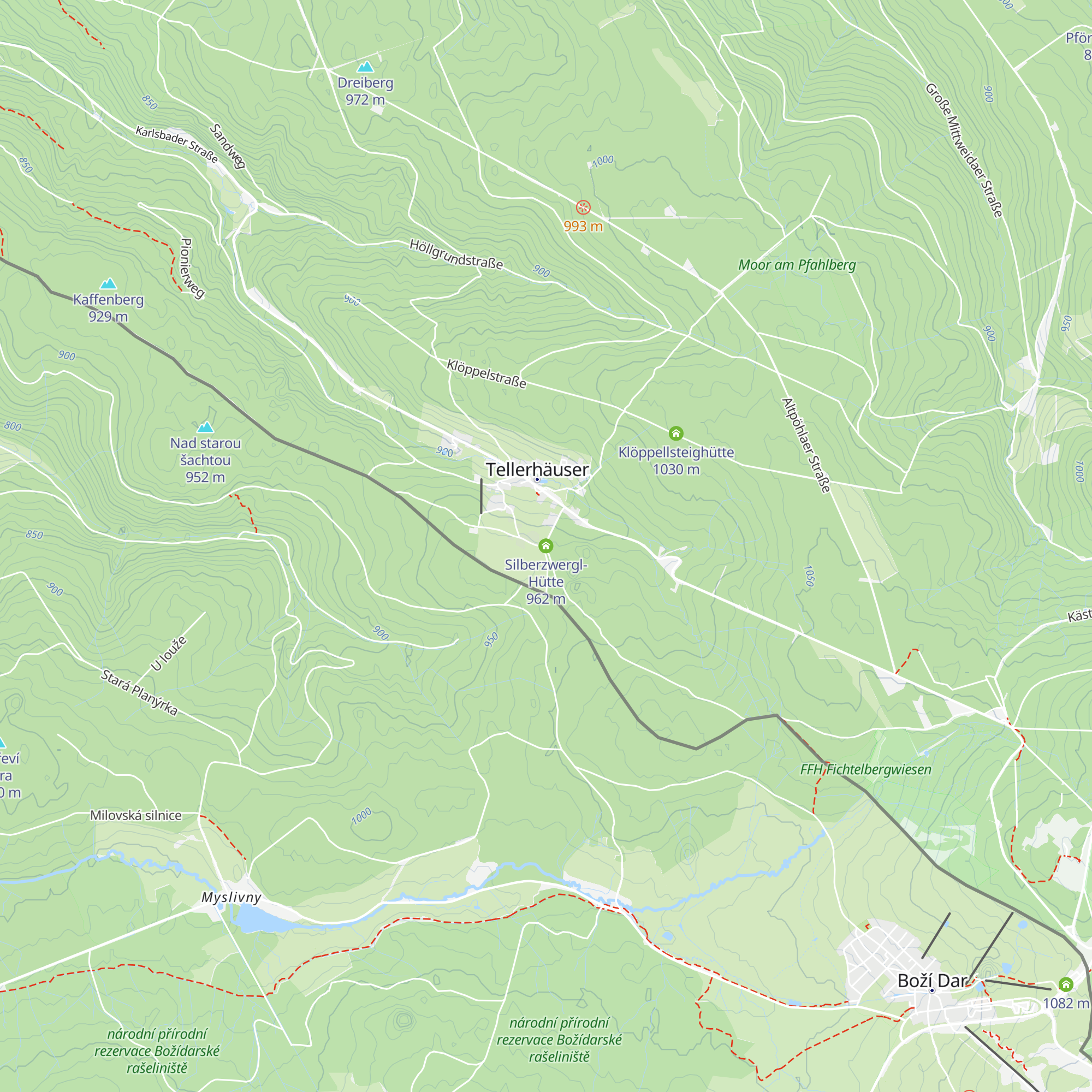 Silberzwergl-Hütte map