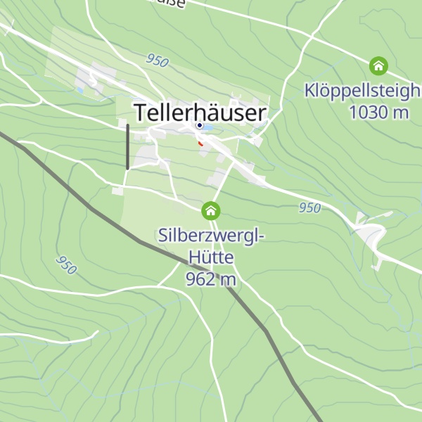 Map of Silberzwergl-Hütte