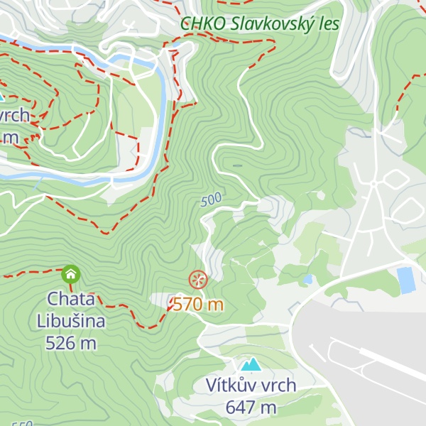 Map of Chata Nad roklí