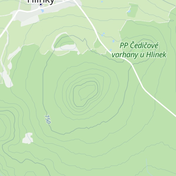 Map of Hůrka