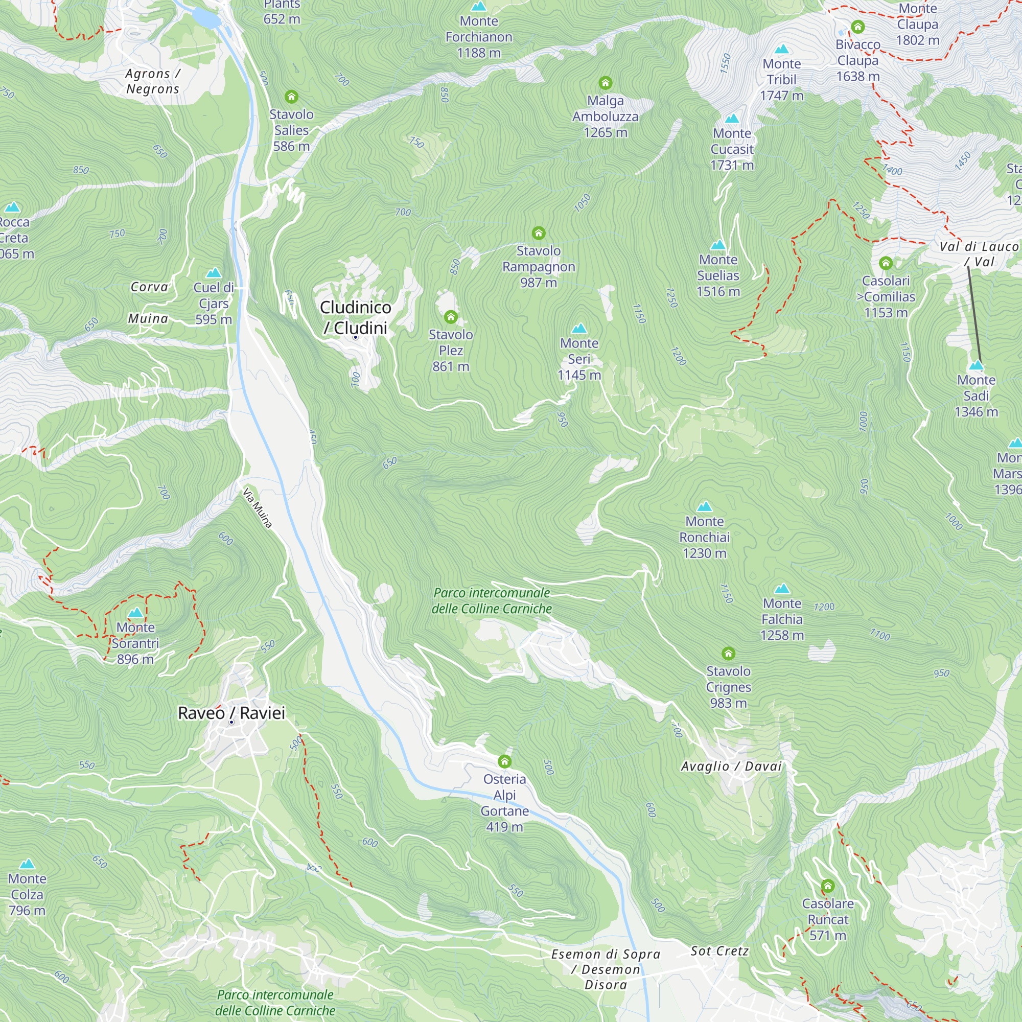 Stavolo Pozzalis map