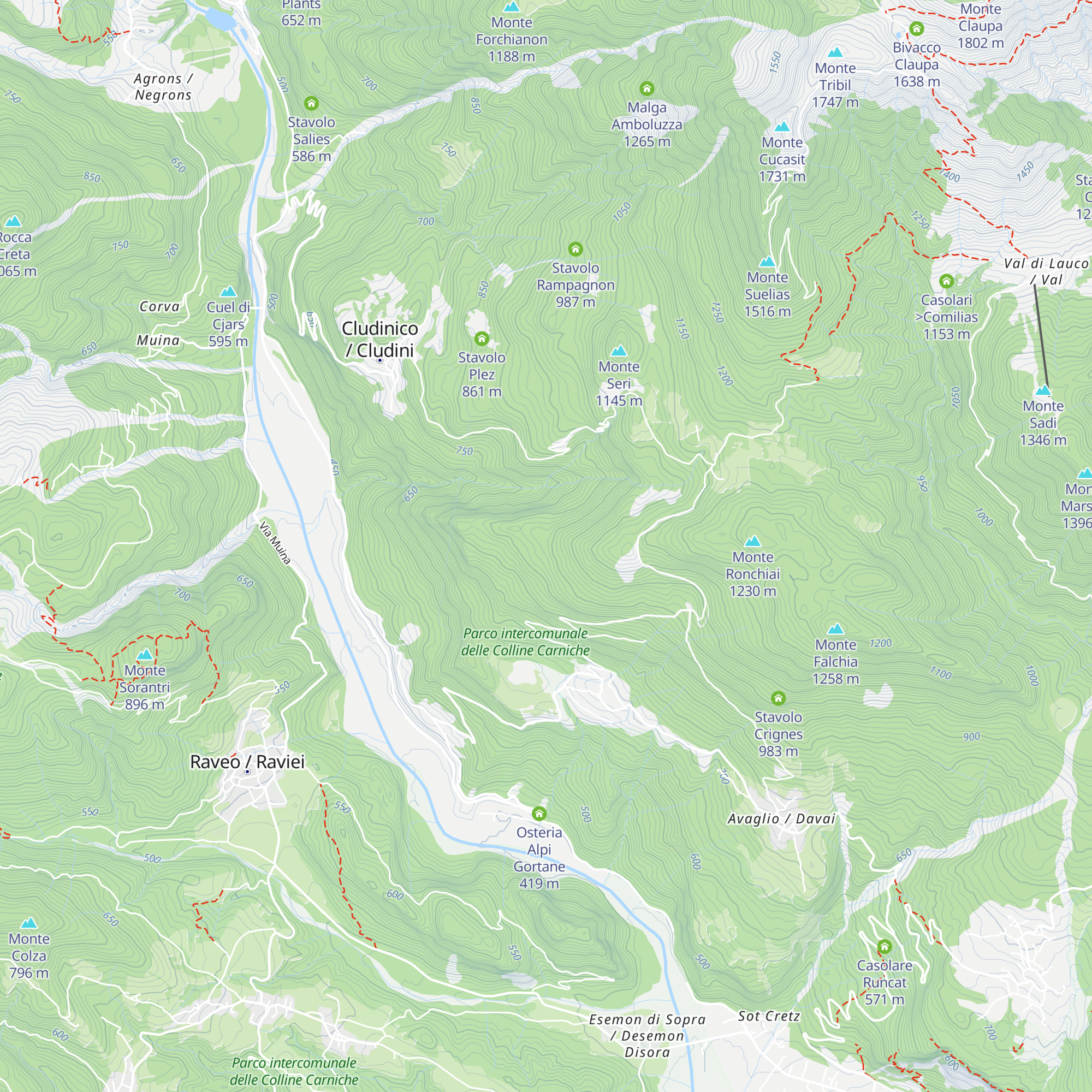 Stavolo Pozzalis map