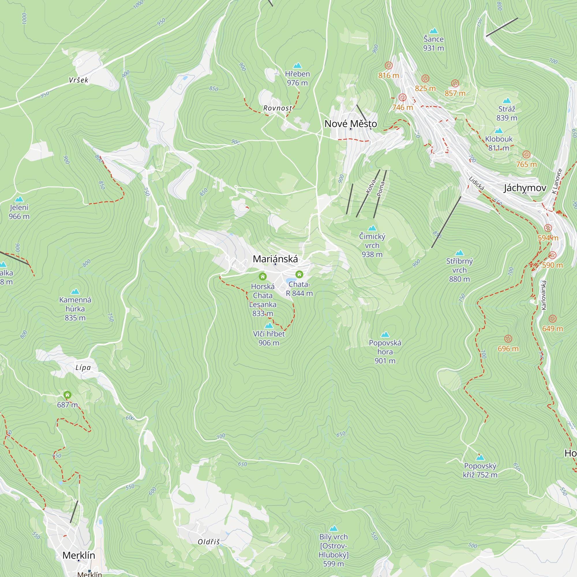 Chata Spravedlnost map
