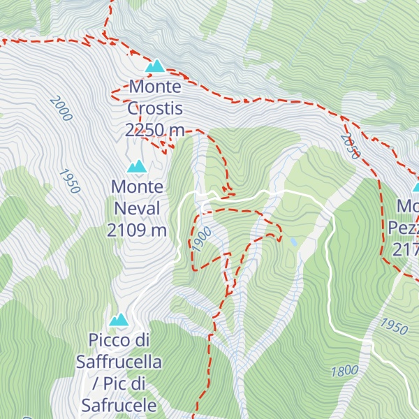 Map of Rifugio Chiadinas