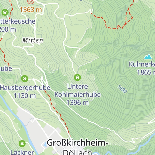 Map of Untere Kohlmaierhube