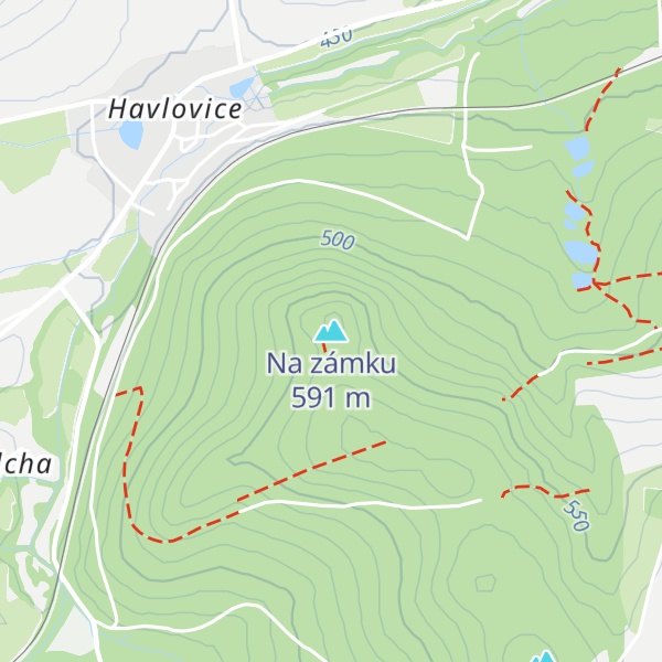Map of Na zámku
