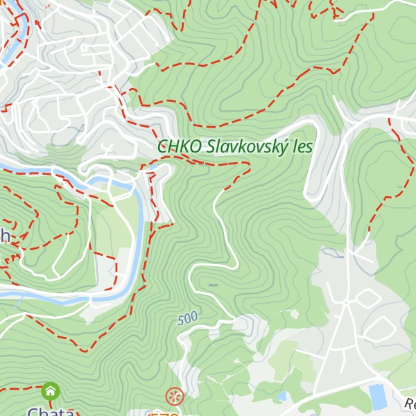 Map of Chata U černé Marie