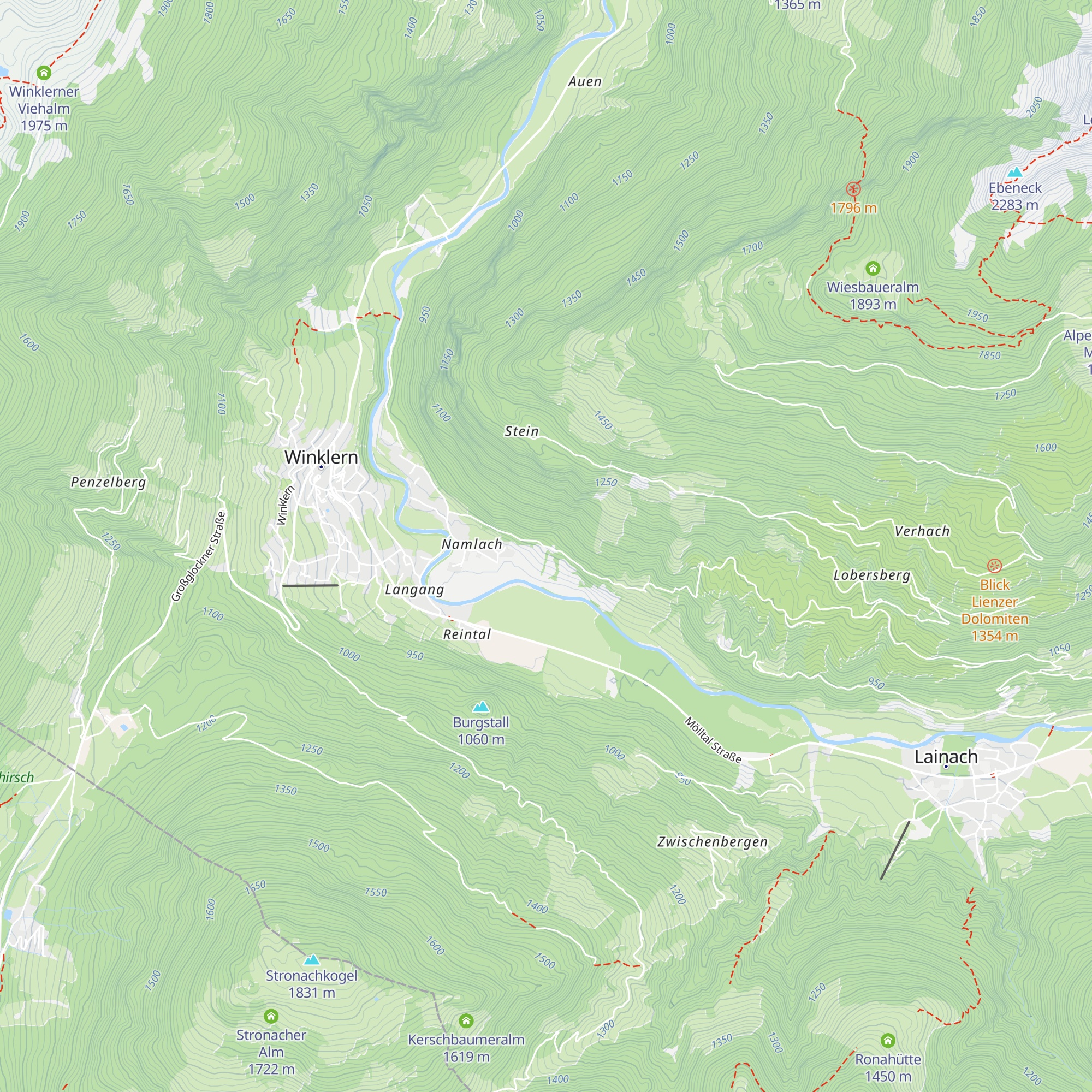ehem. Milchseilbahn nach Stein map