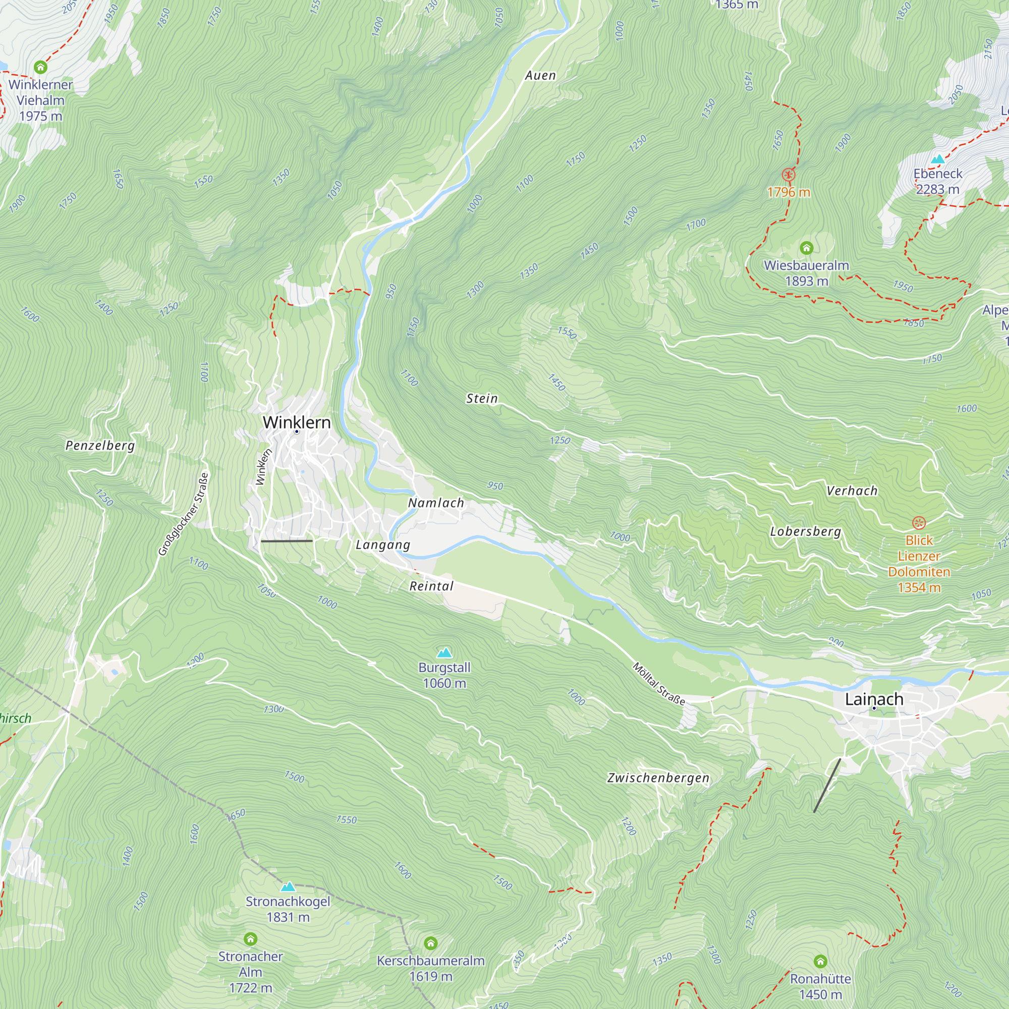 ehem. Milchseilbahn nach Stein map