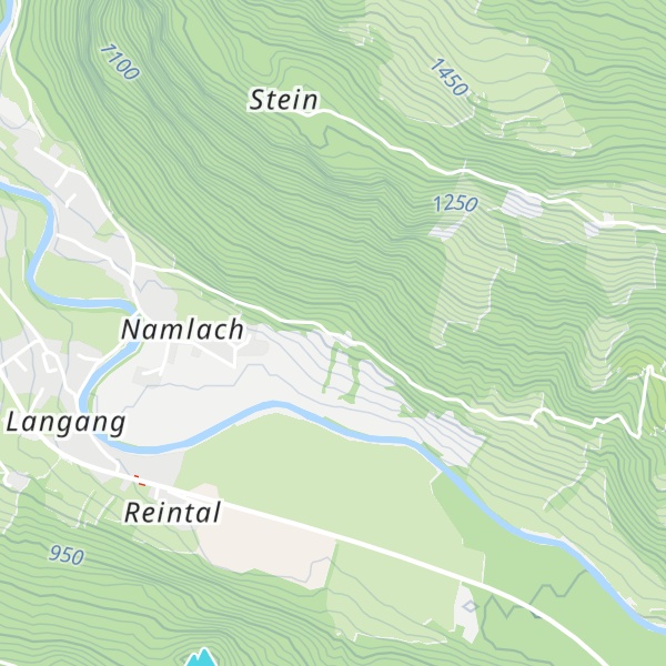 Map of ehem. Milchseilbahn nach Stein