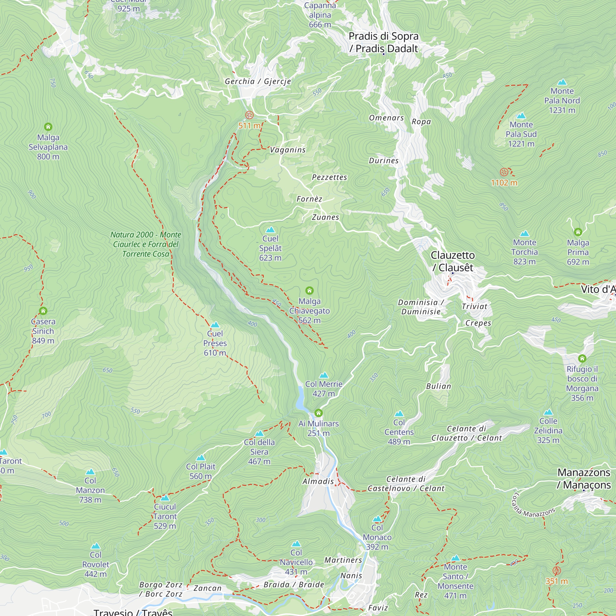Stalla delle Valli map