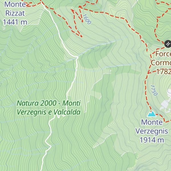 Map of Malga Palis