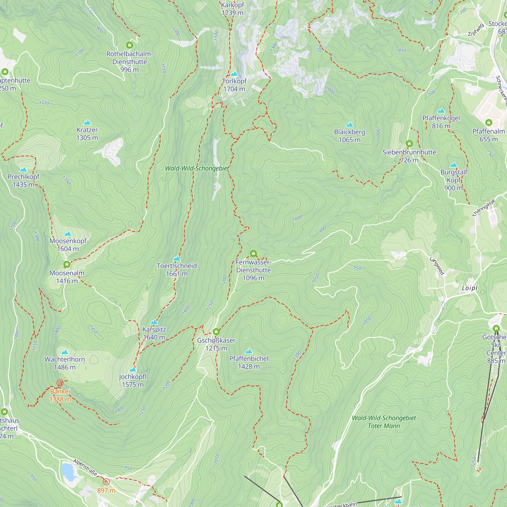 Fernwasser-Diensthütte map