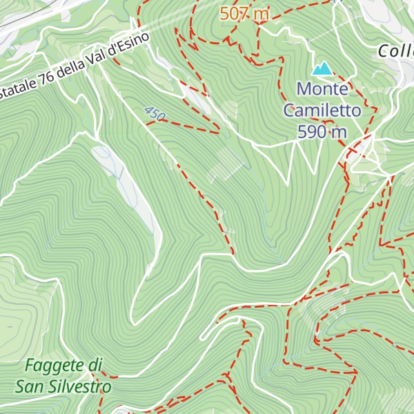 Map of La Cresta