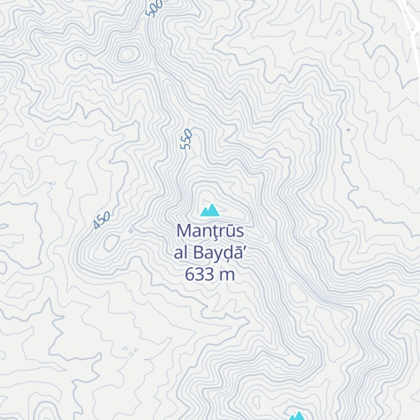 Map of Manţrūs al Bayḑā’