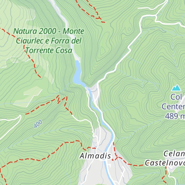 Map of Centrale di Mulinars