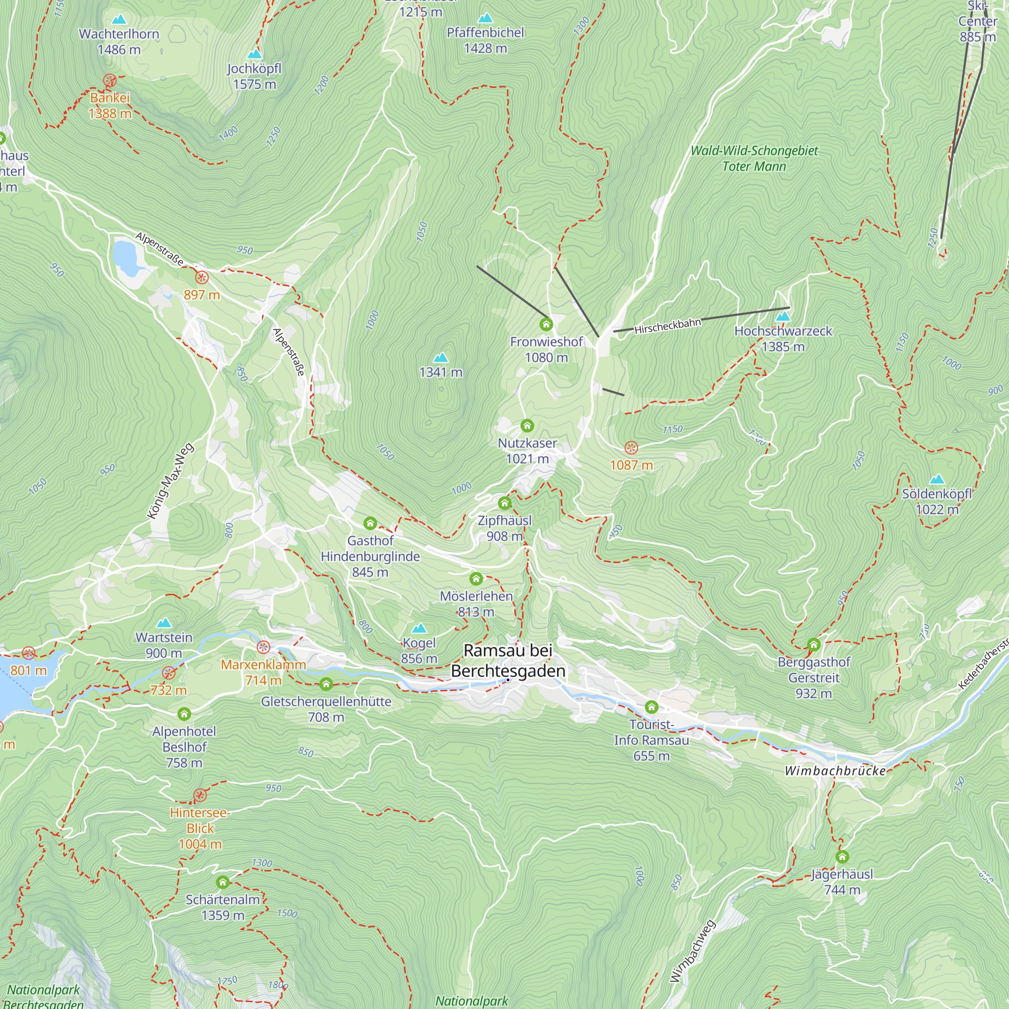 Zipfhausl map