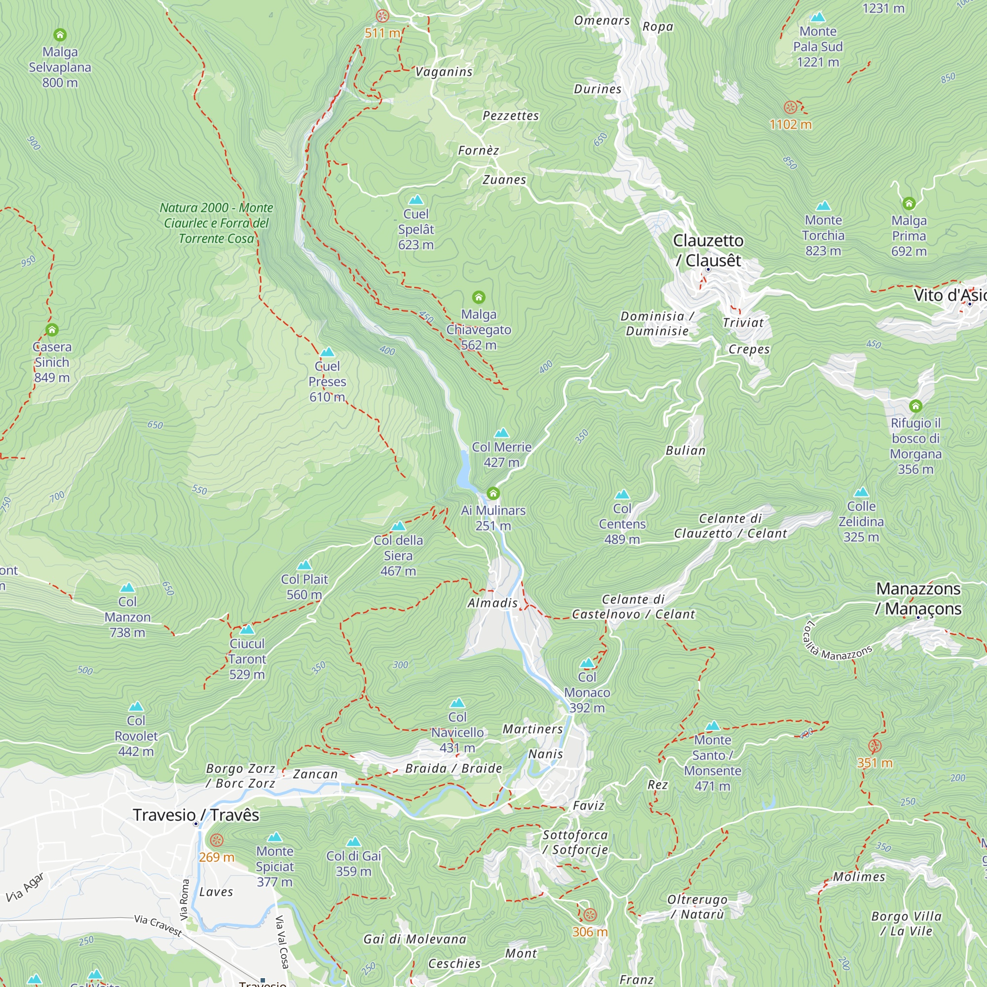 Ai Mulinars map