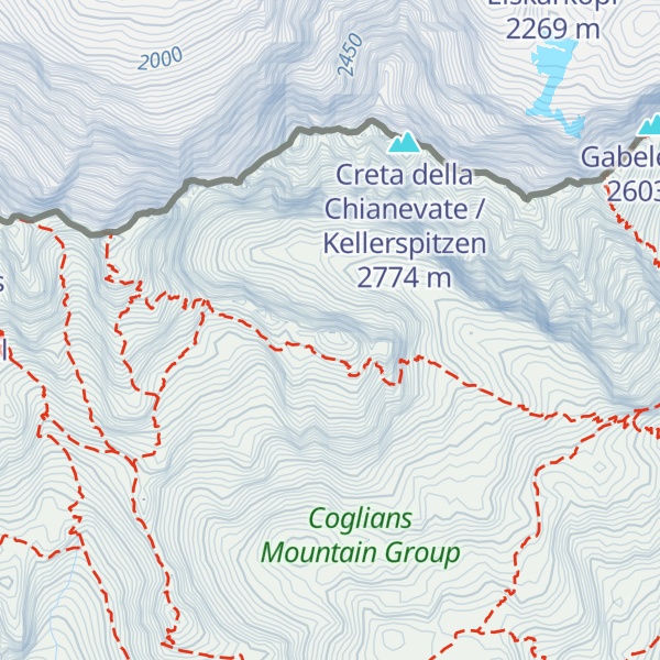 Map of Creta Monumenz