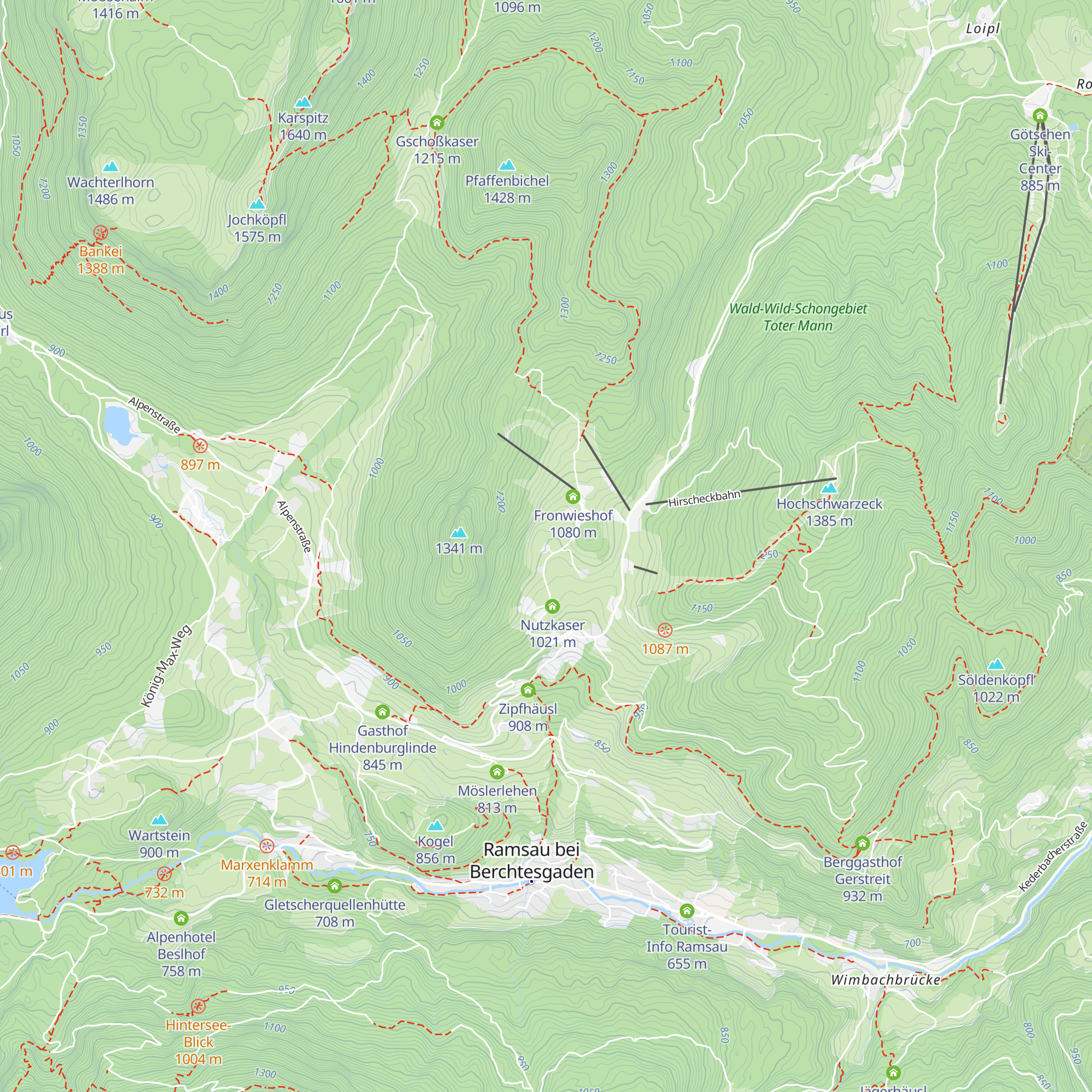 Grubenlehen map