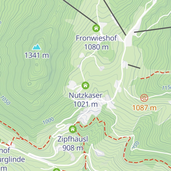 Map of Nutzkaser