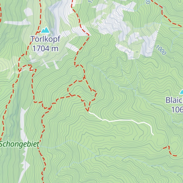 Map of Brandlhütte (Jagdhütte)