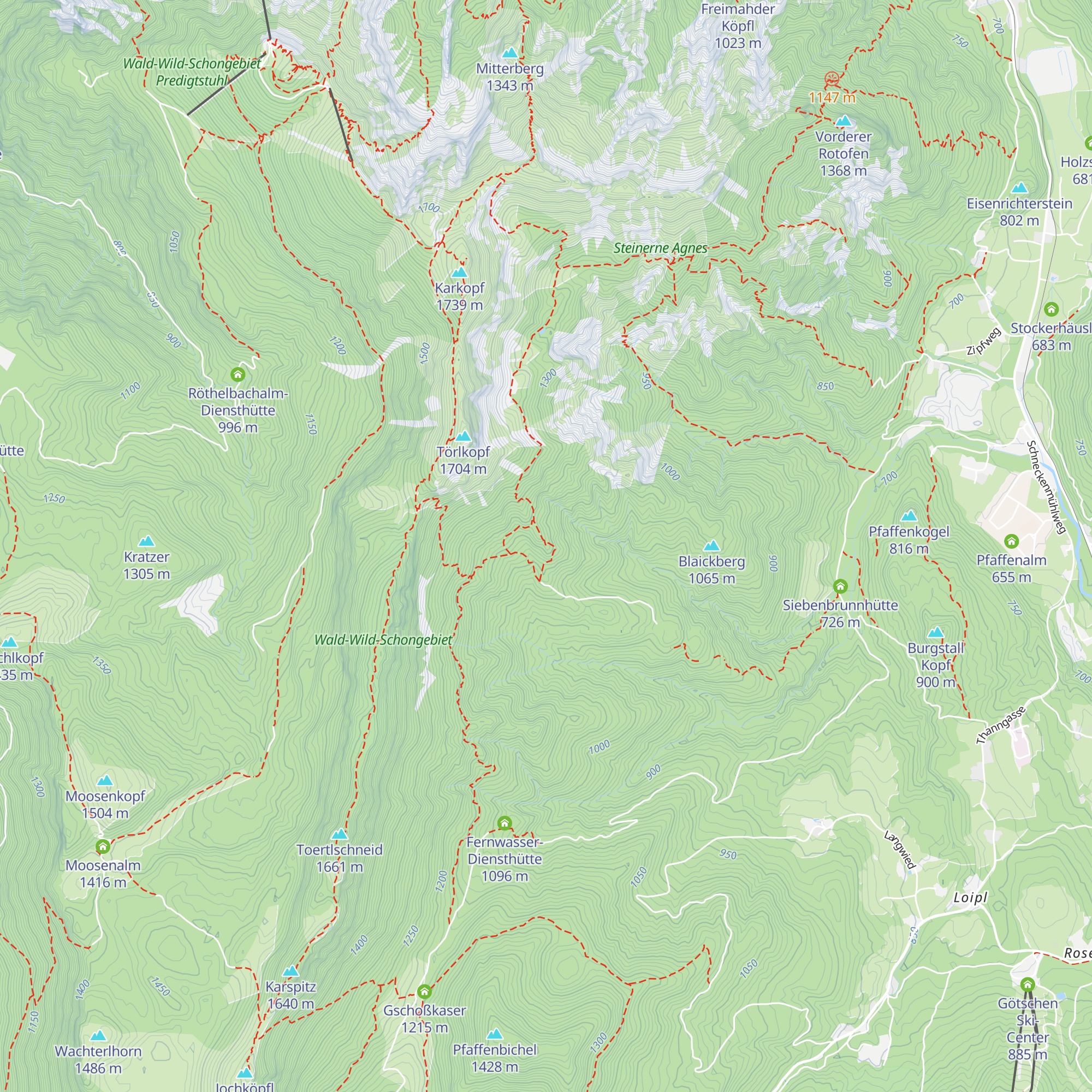 Brandlhütte (Jagdhütte) map