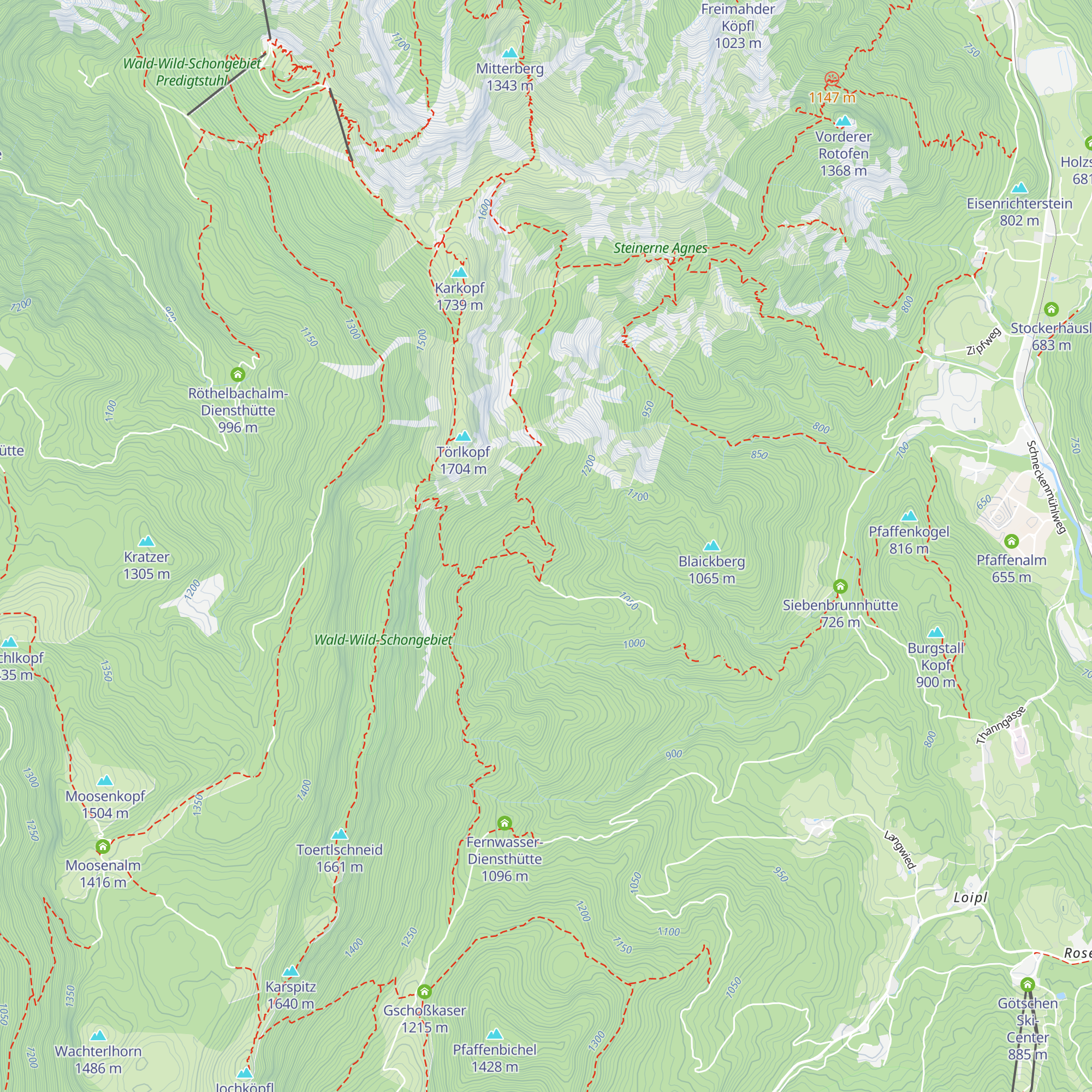 Brandlhütte (Jagdhütte) map