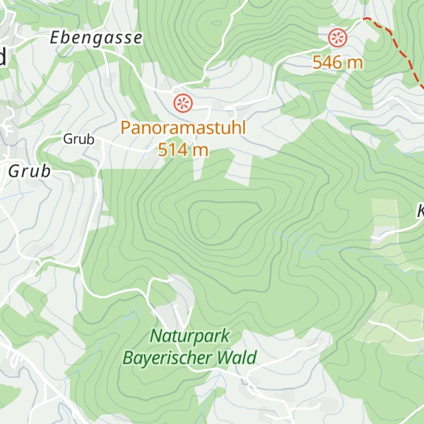 Map of Hohes Buchet