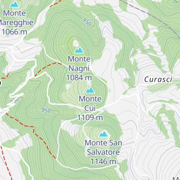 Map of Monte Cui