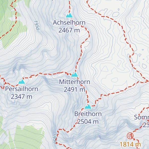 Map of Mitterhorn