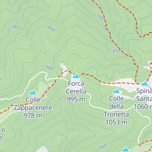 Map of Forca Cerella