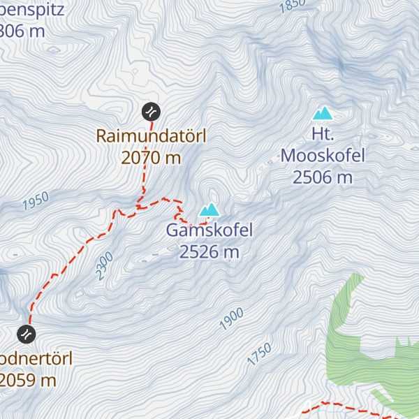 Map of Gamskofel