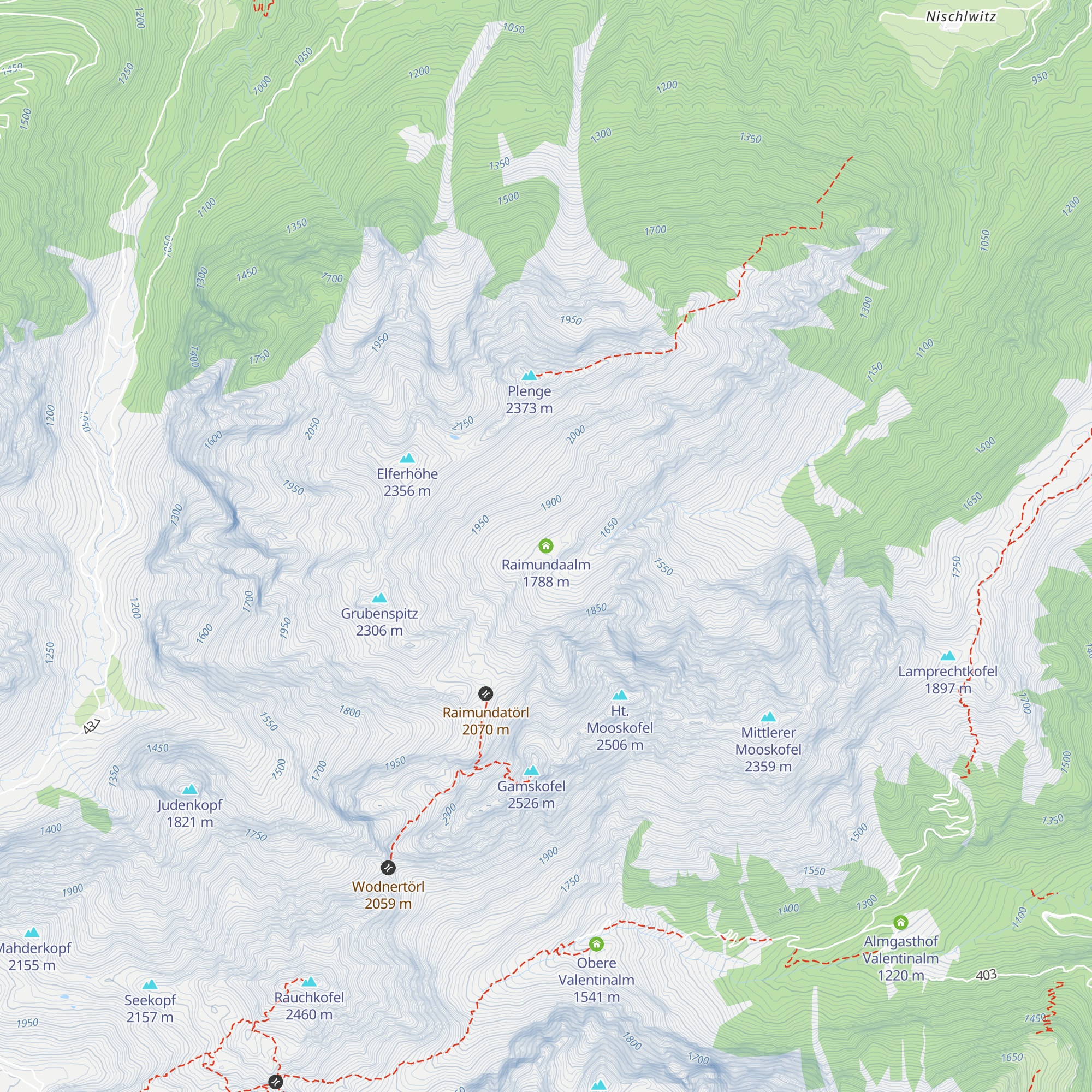 Raimundaalm map