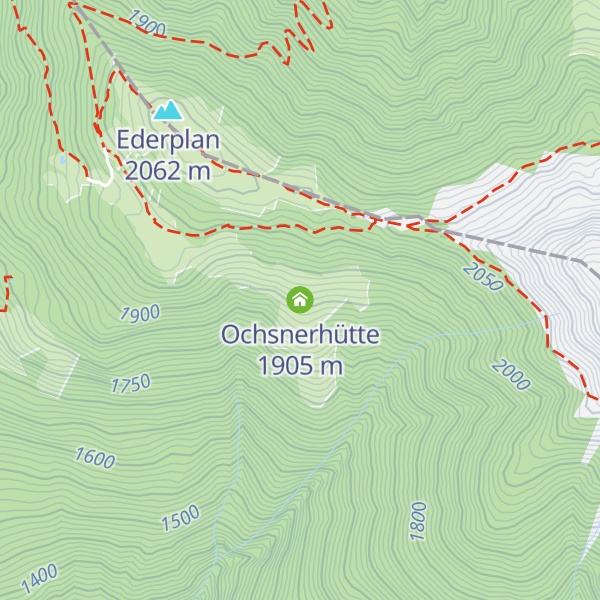 Map of Ochsnerhütte