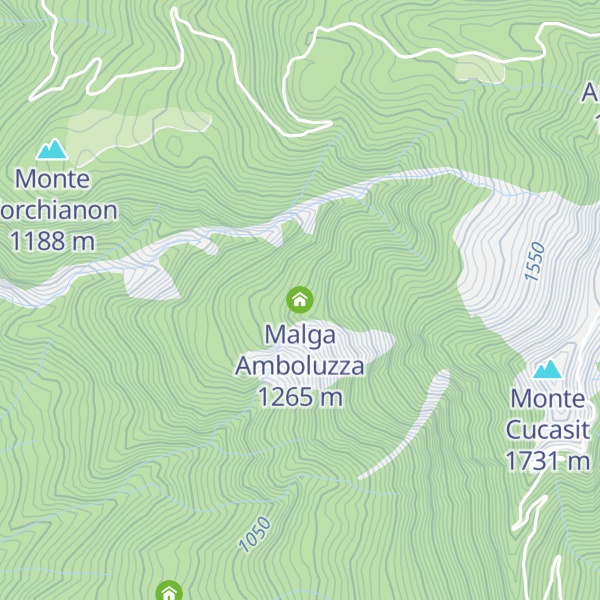Map of Malga Amboluzza