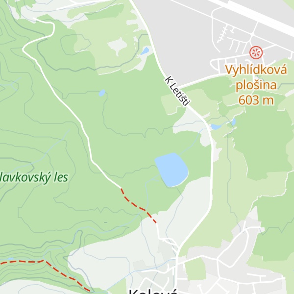 Map of Chata U letiště