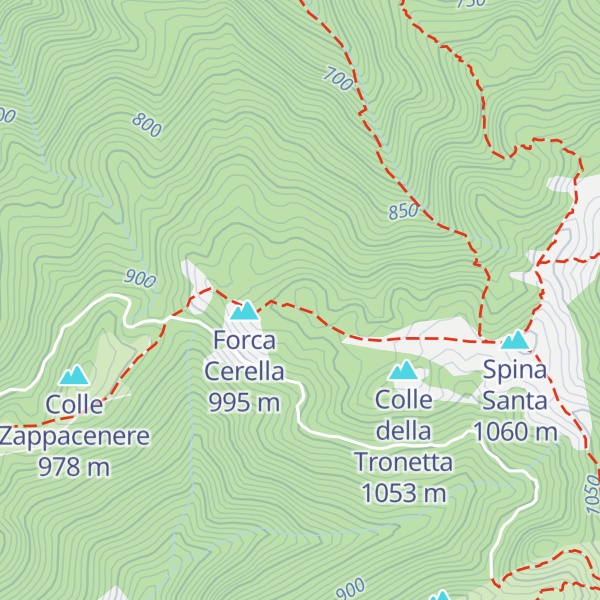 Map of Colle Trifoglio