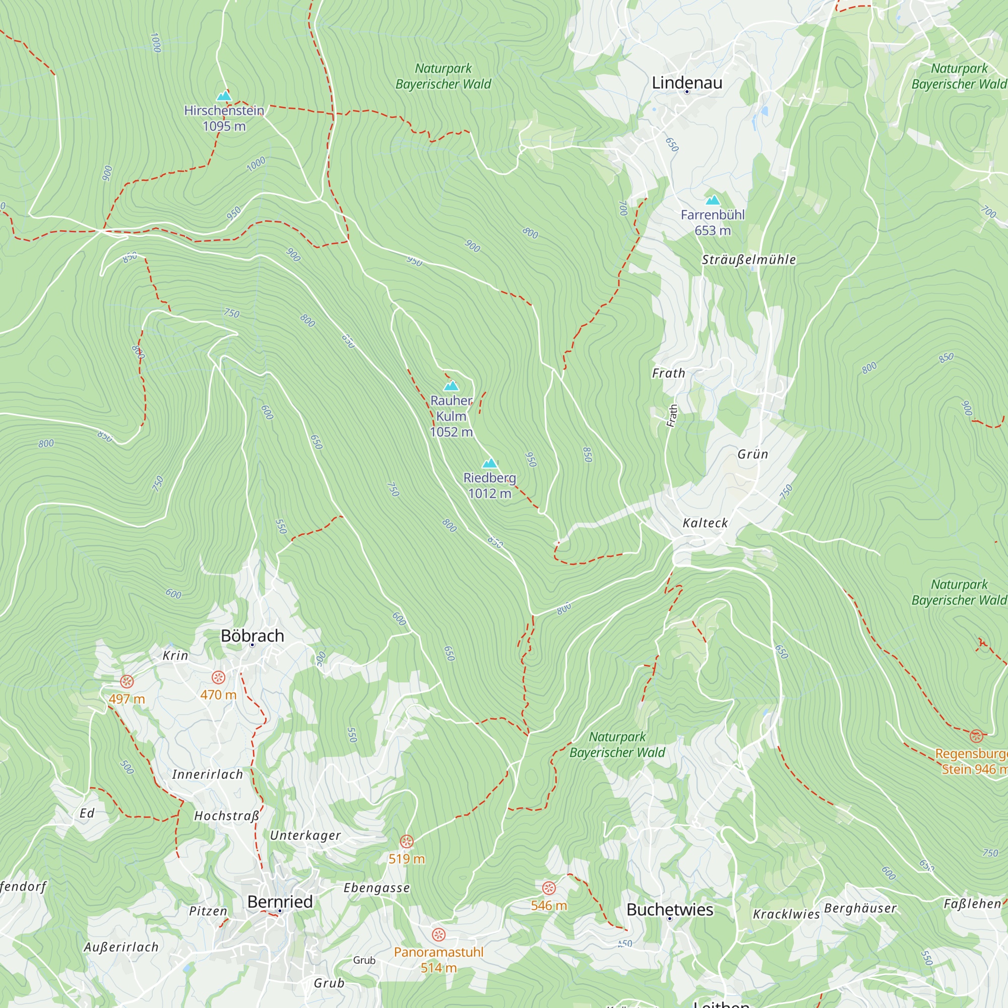 Hirschmannhütte map