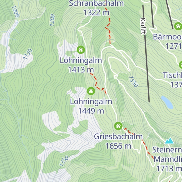 Map of Lohningalm