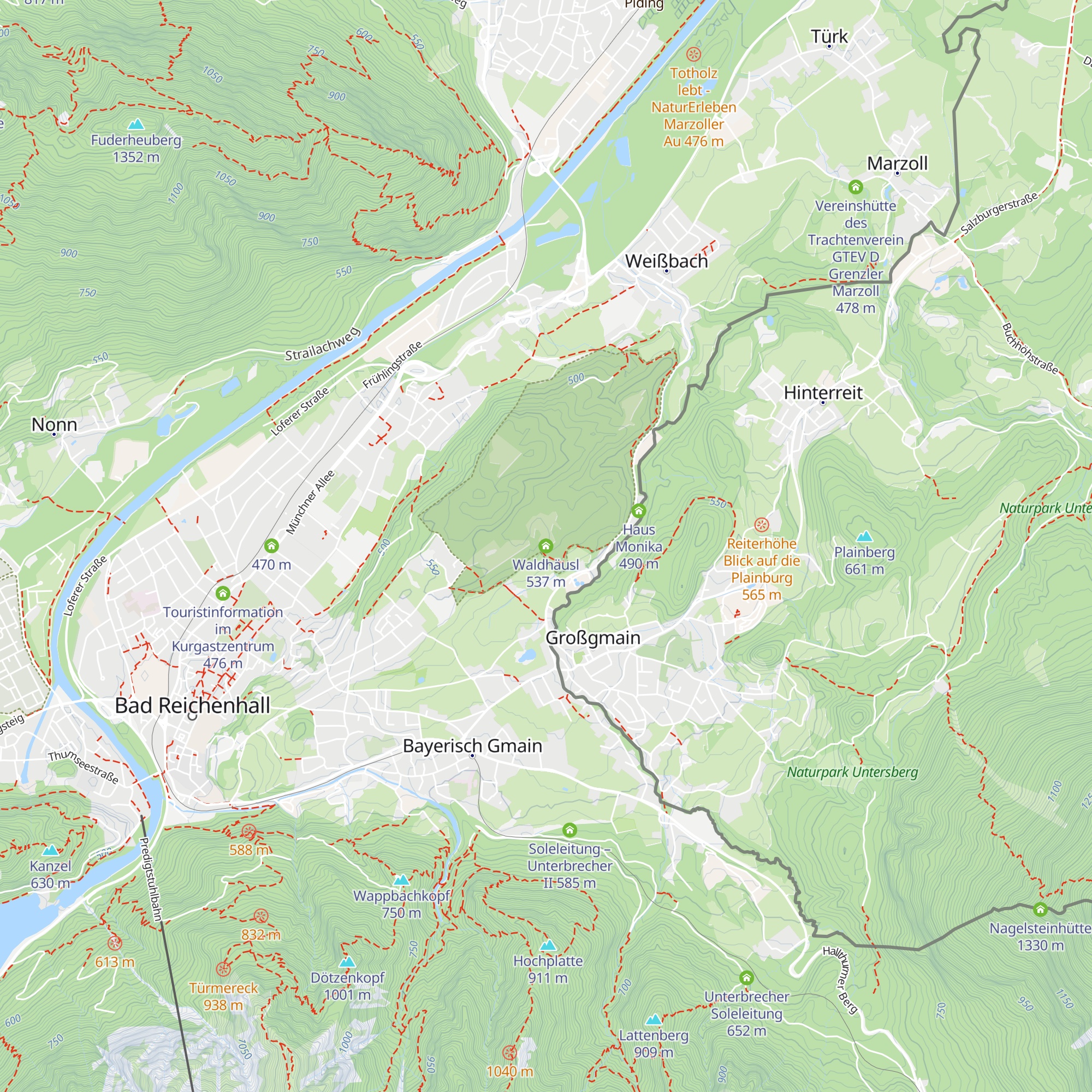 Waldhäusl map
