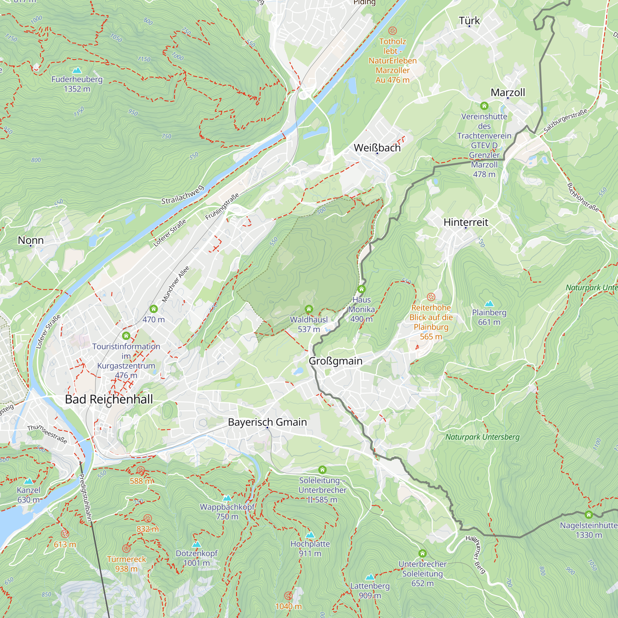 Waldhäusl map
