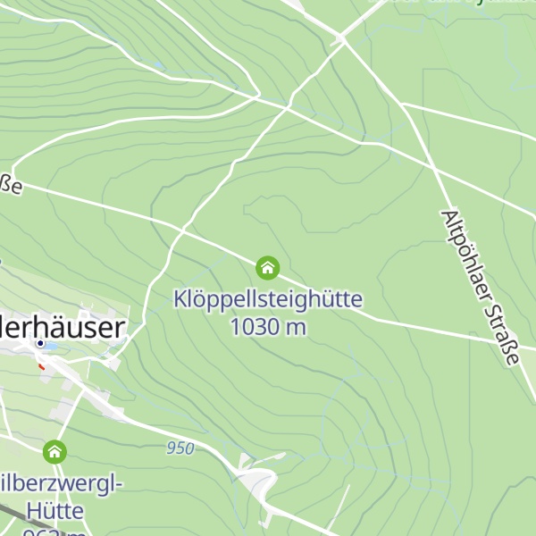 Map of Klöppellsteighütte