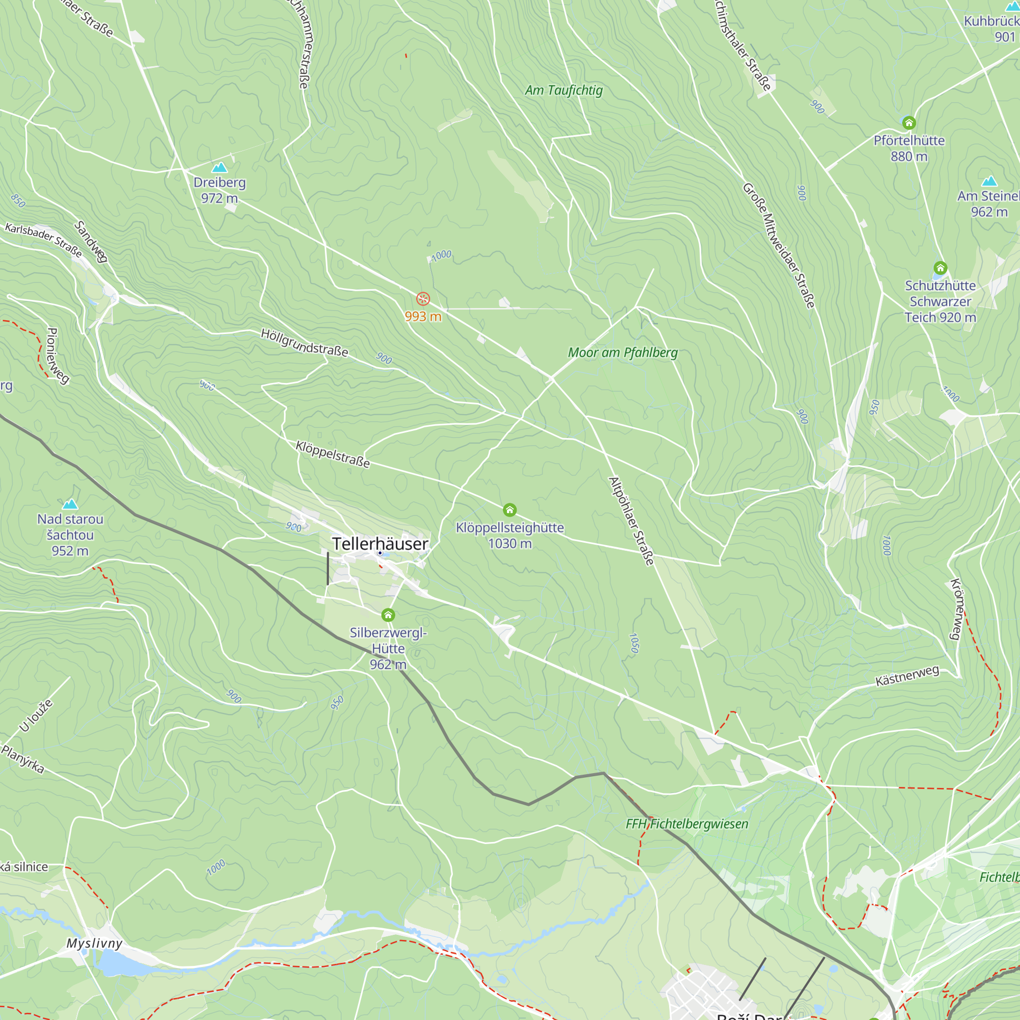 Klöppellsteighütte map