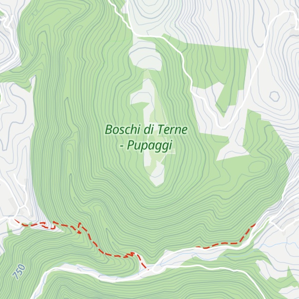 Map of Monte Puriggia